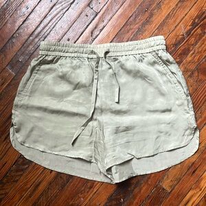 Saturdays New York City Green Retro Leisure Shorts
